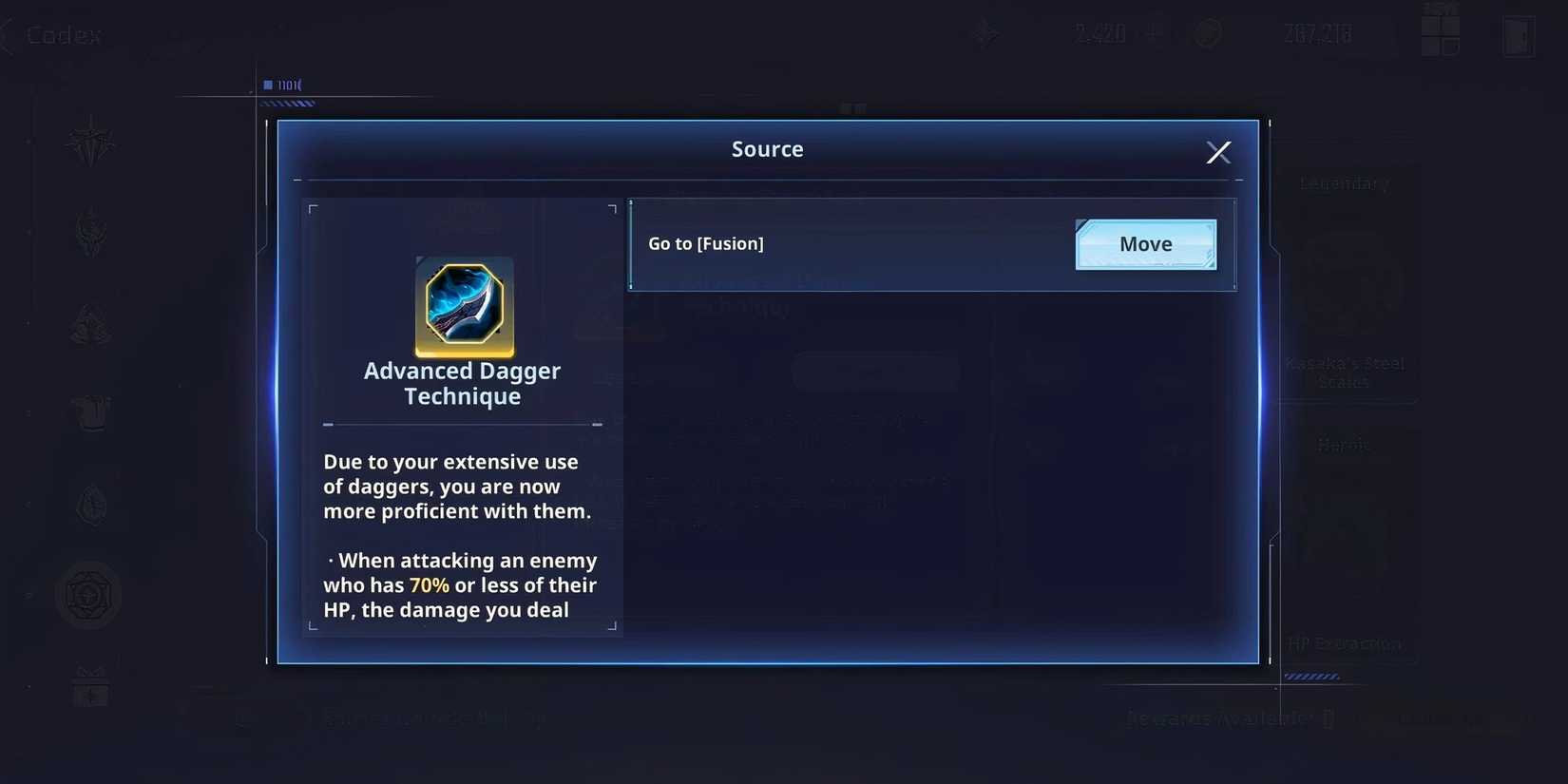 Advanced Dagger Technique Blessing Stone