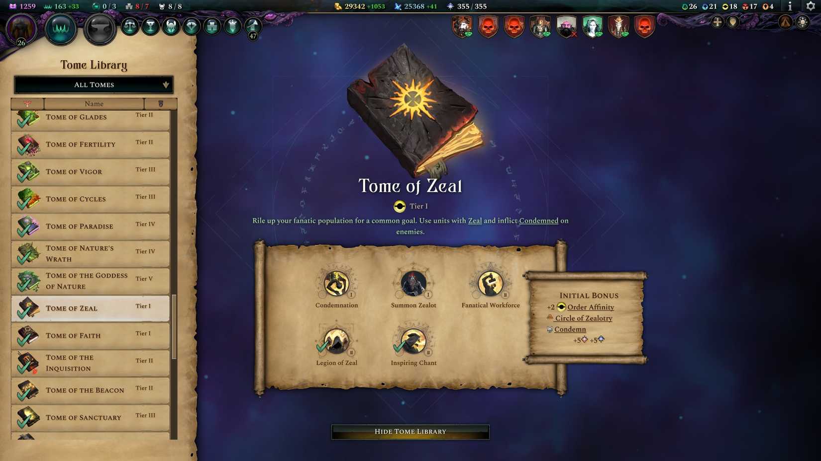 Age of Wonders 4 Tome of Zeal