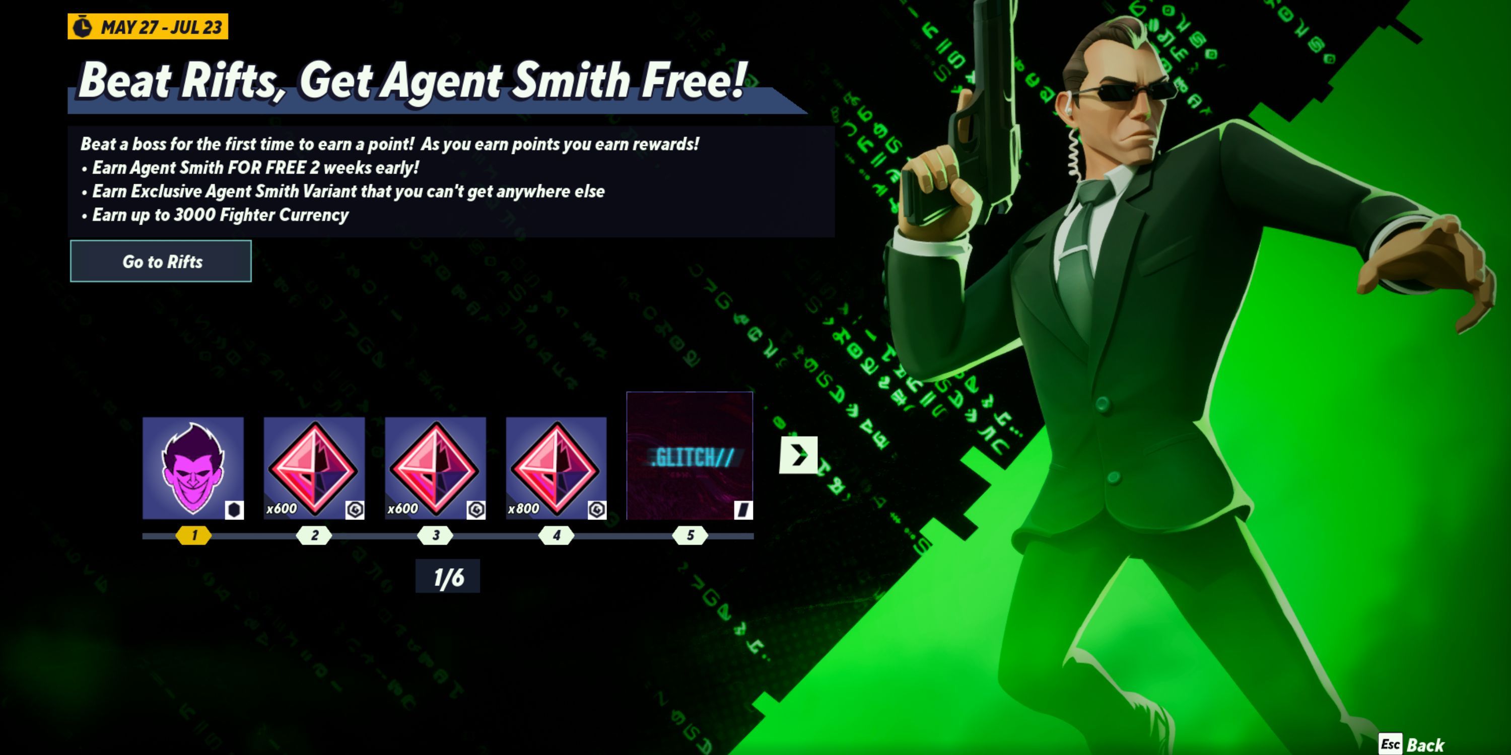 agent smith event multiversus
