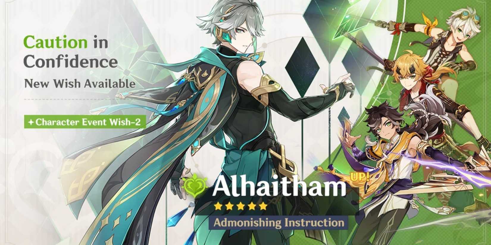 Alhaitham Rerun June 2024 - Genshin Impact