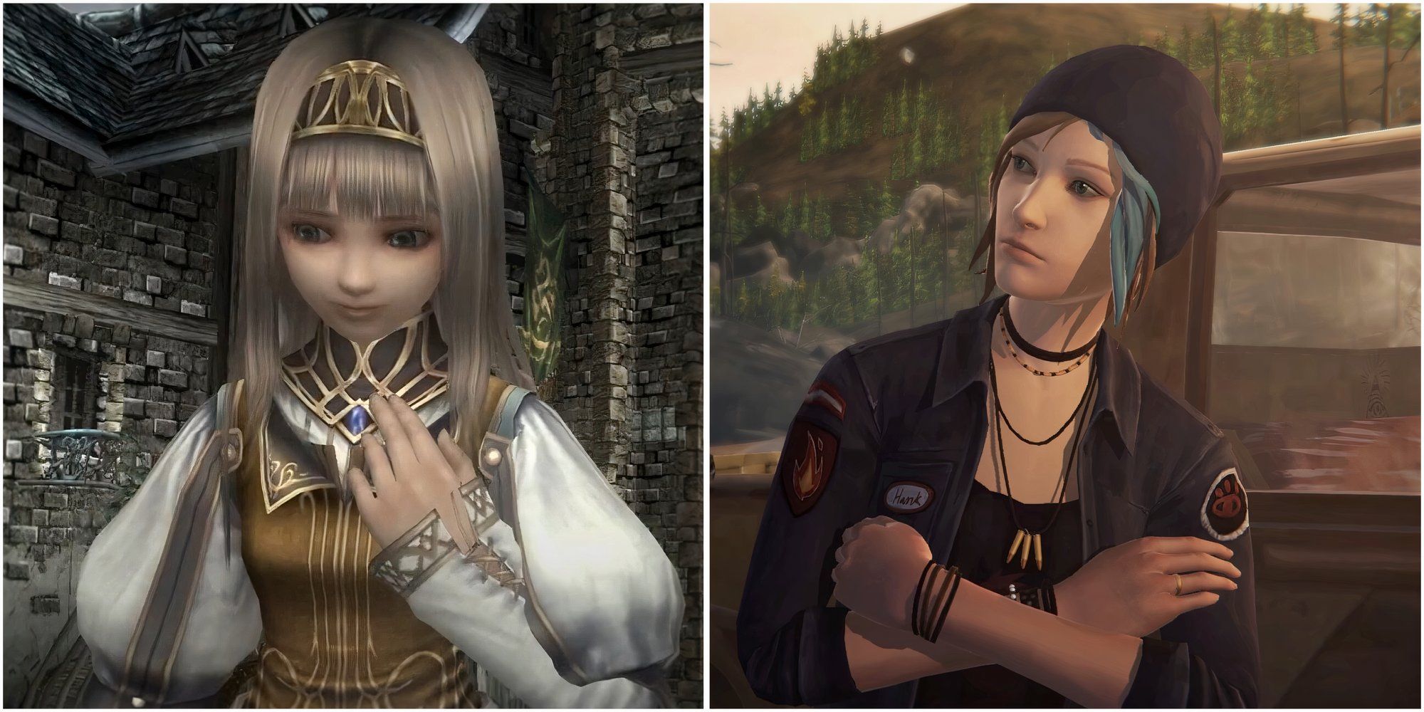 Alicia in Valkyrie Profile 2 Silmeria and Chloe in Life is Strange Before the Storm