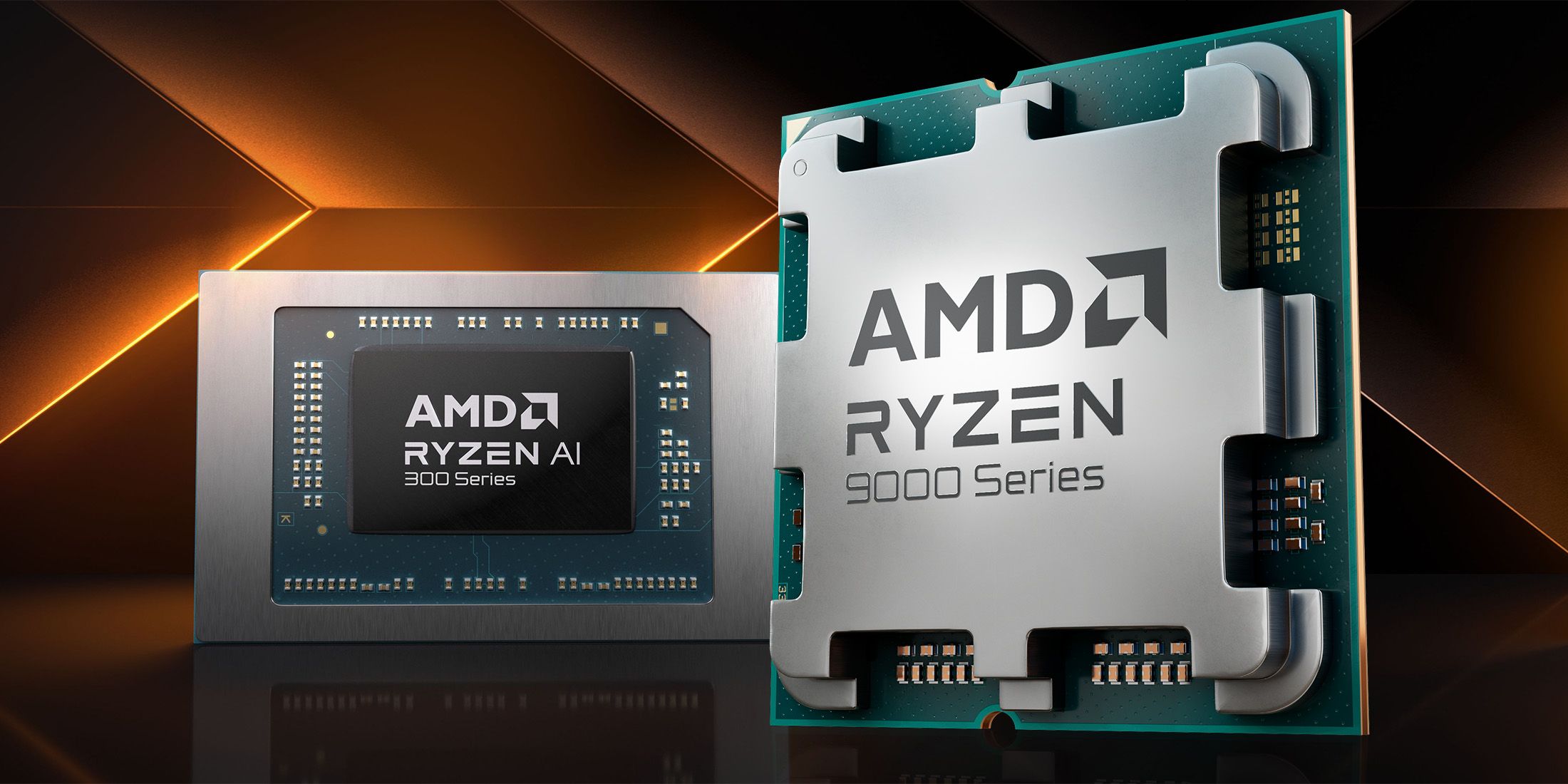 AMD Ryzen Zen 5 300 series 9000 Series composite render