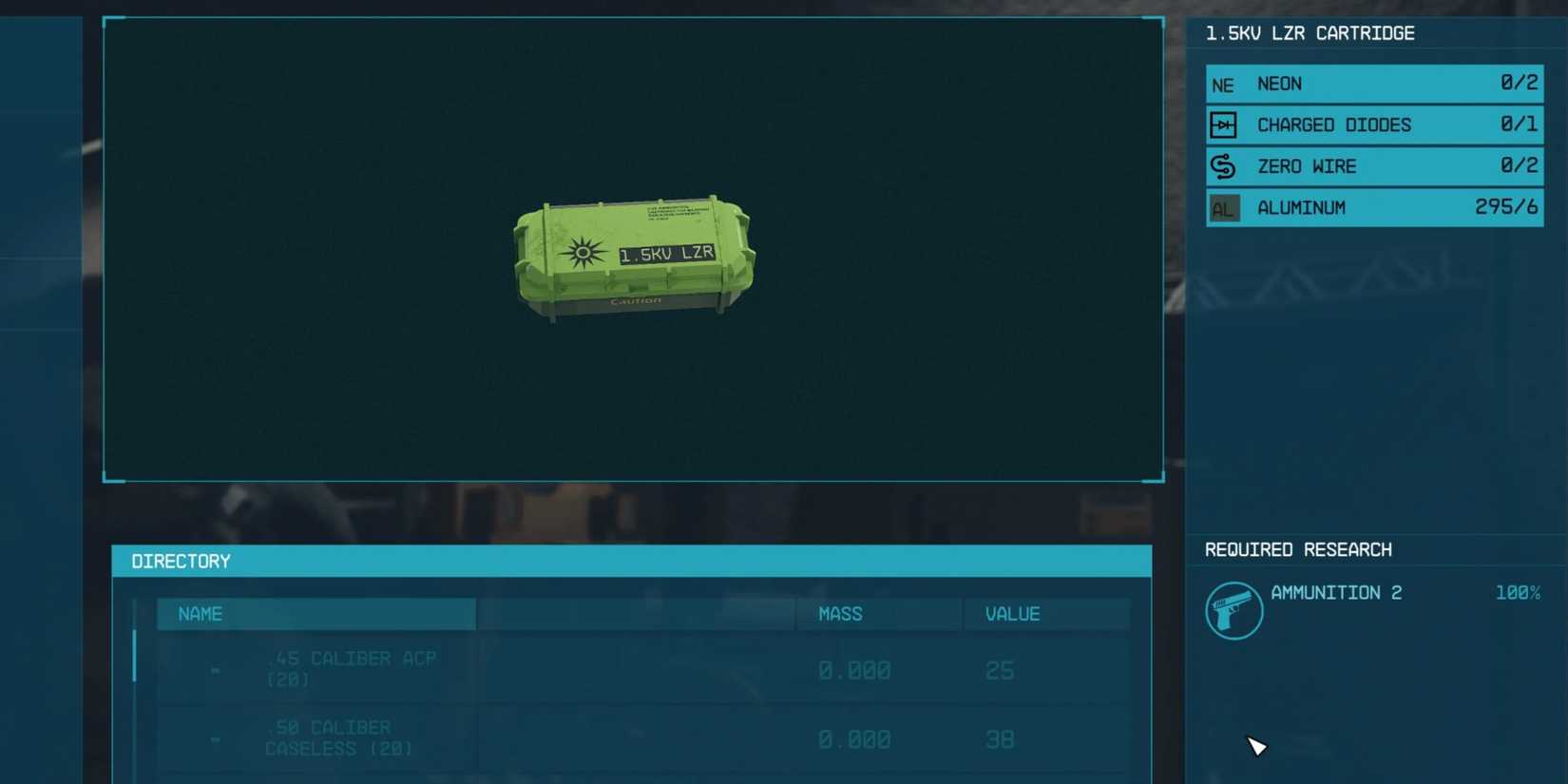 Ammo Crafting In Starfield