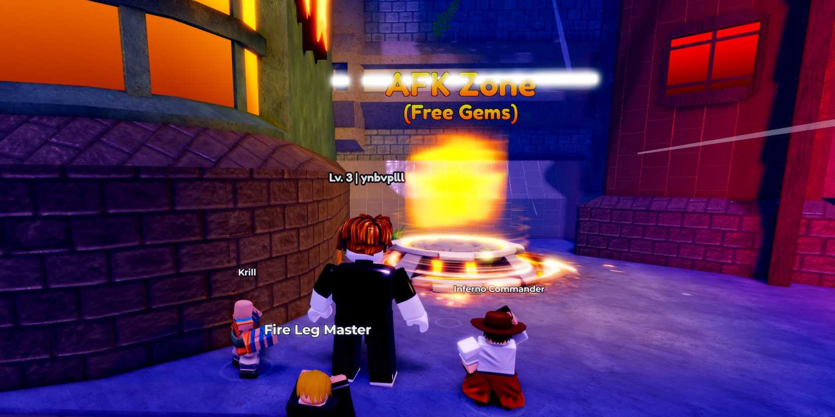 Anime Defenders AFK zone