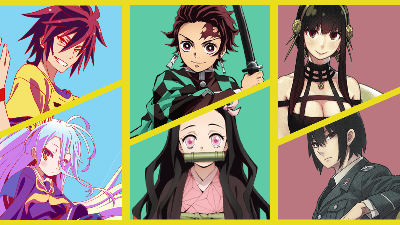 Anime Siblings No Game No Life Spy Family Demon Slayer