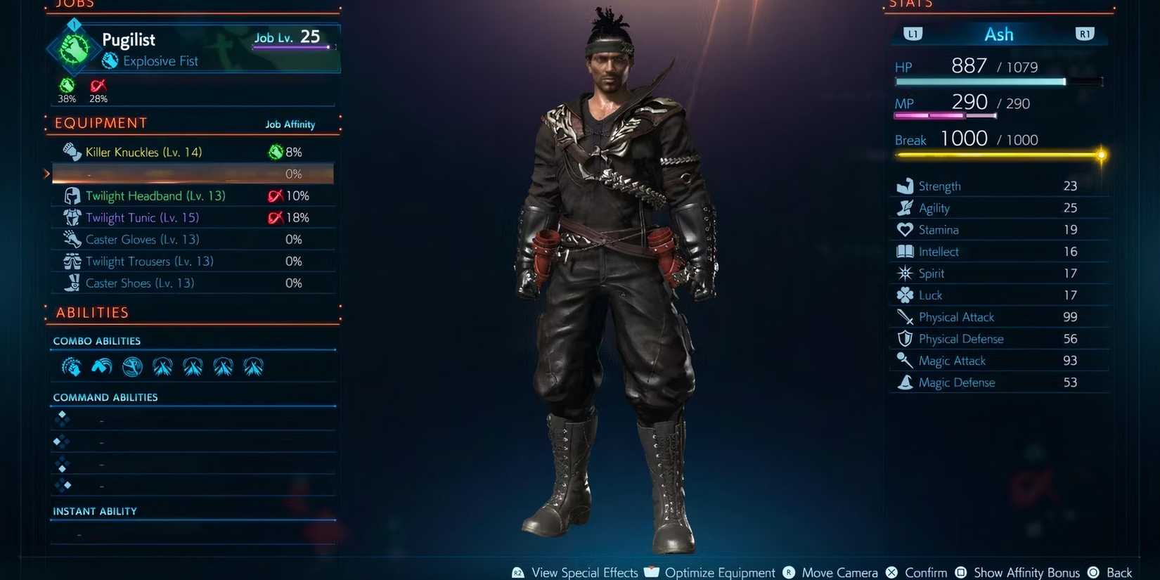 Ash as a Pugilist in Stranger of Paradise Final Fantasy Origin