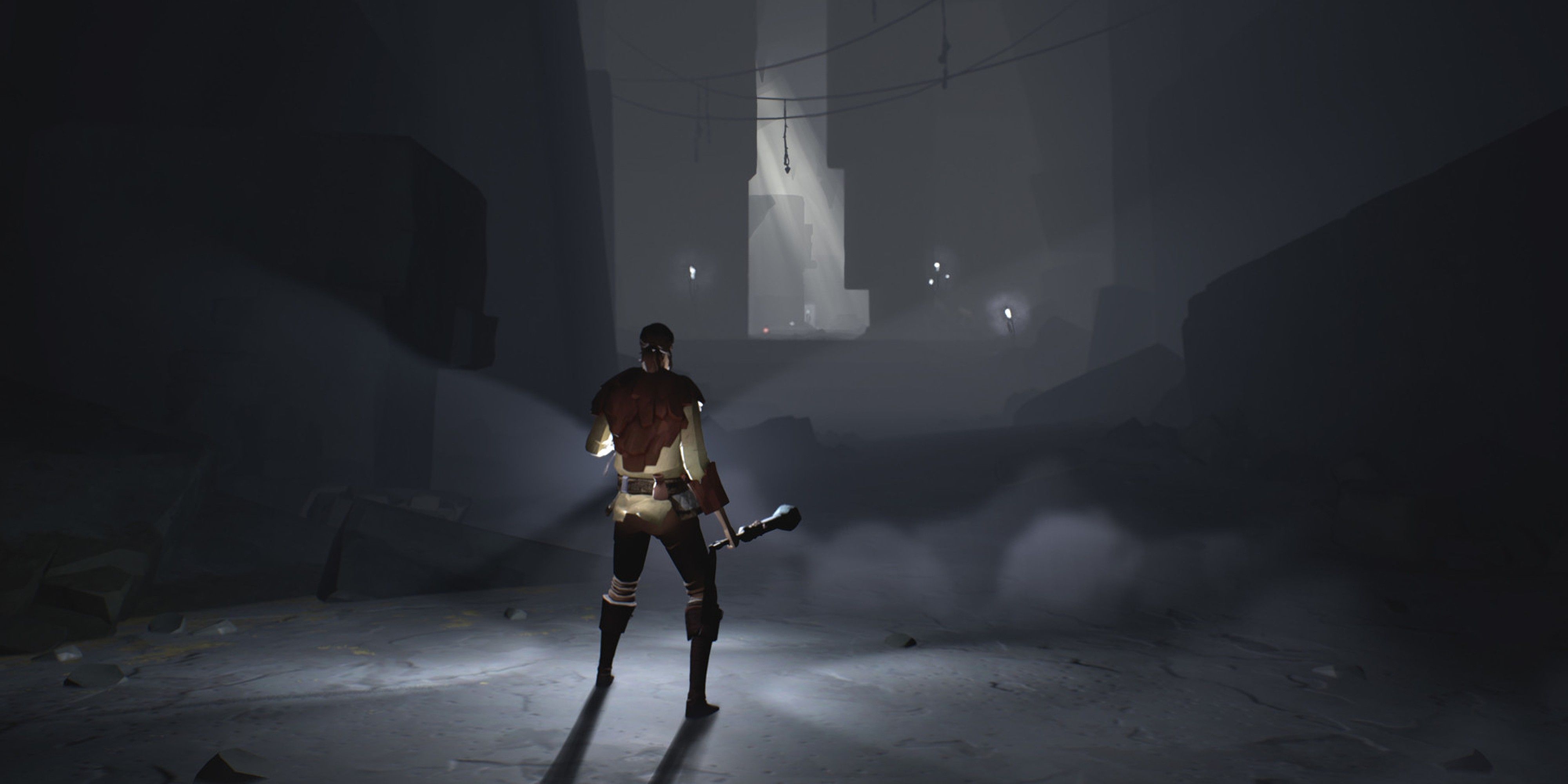 Ashen Exploring Dark Cave