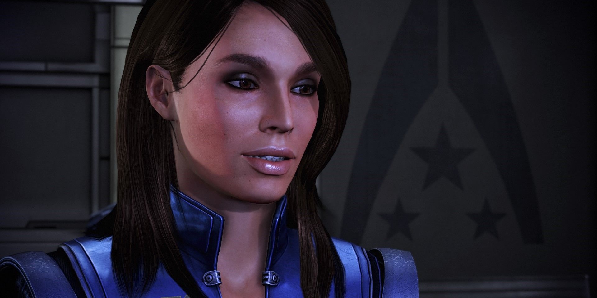 Ashley meets Shepard at Alliance HQ in Mass Effect 3 Legendary Edition