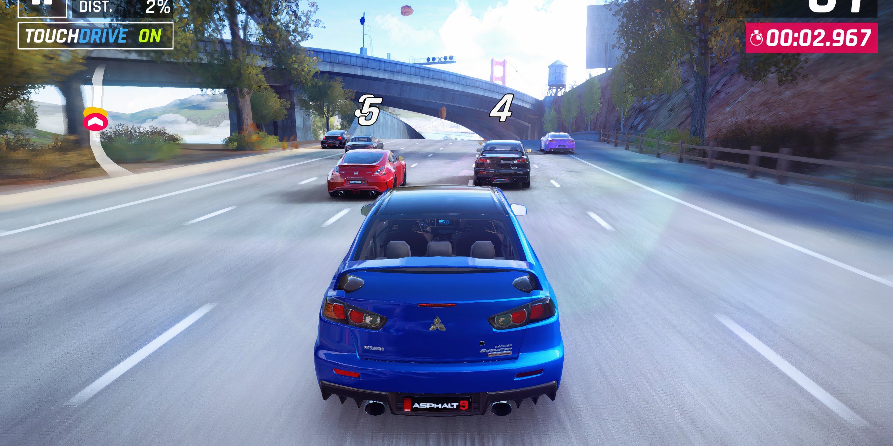 Image of gameplay from Asphalt 9: Legends