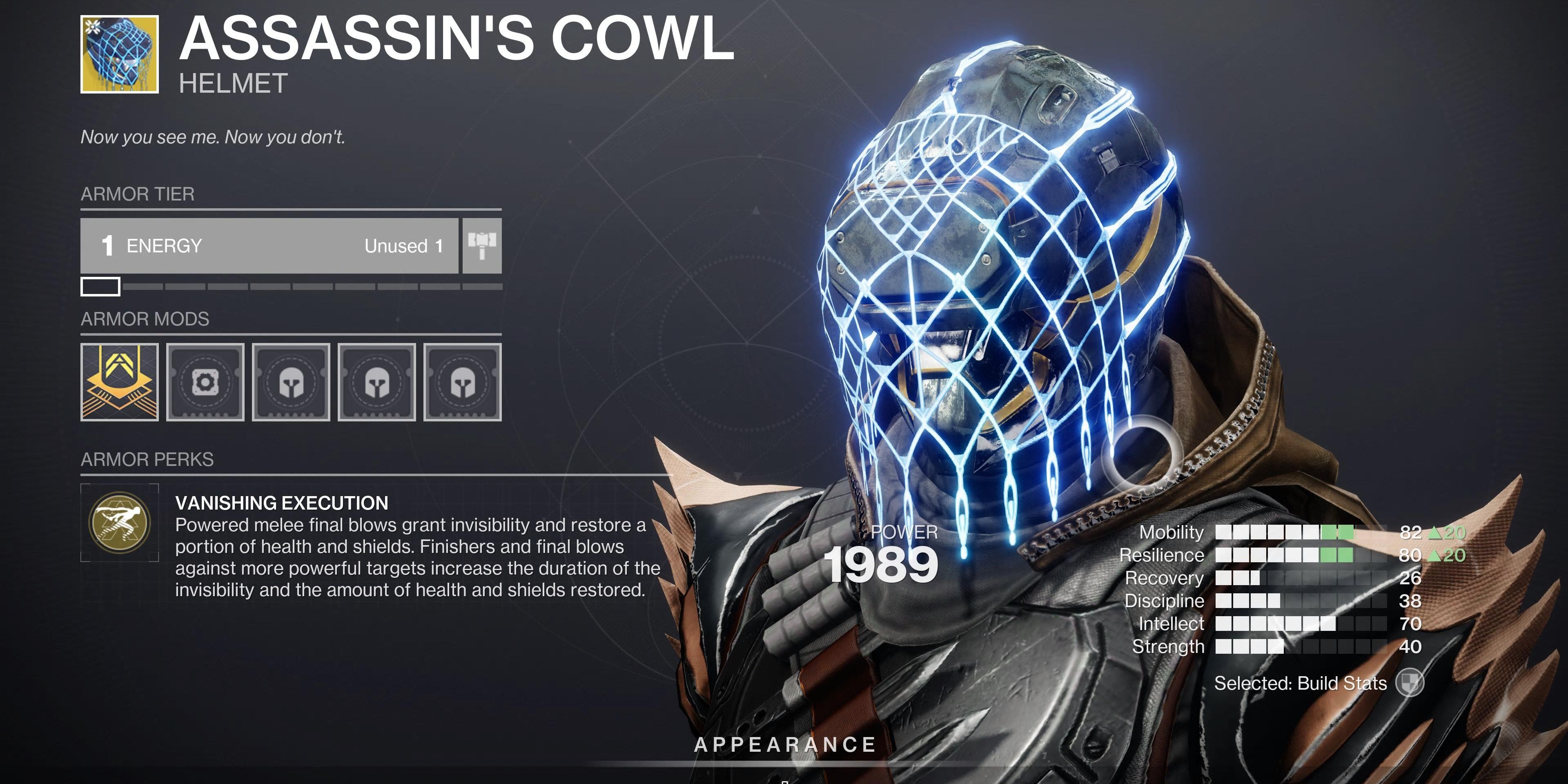 assassin's cowl