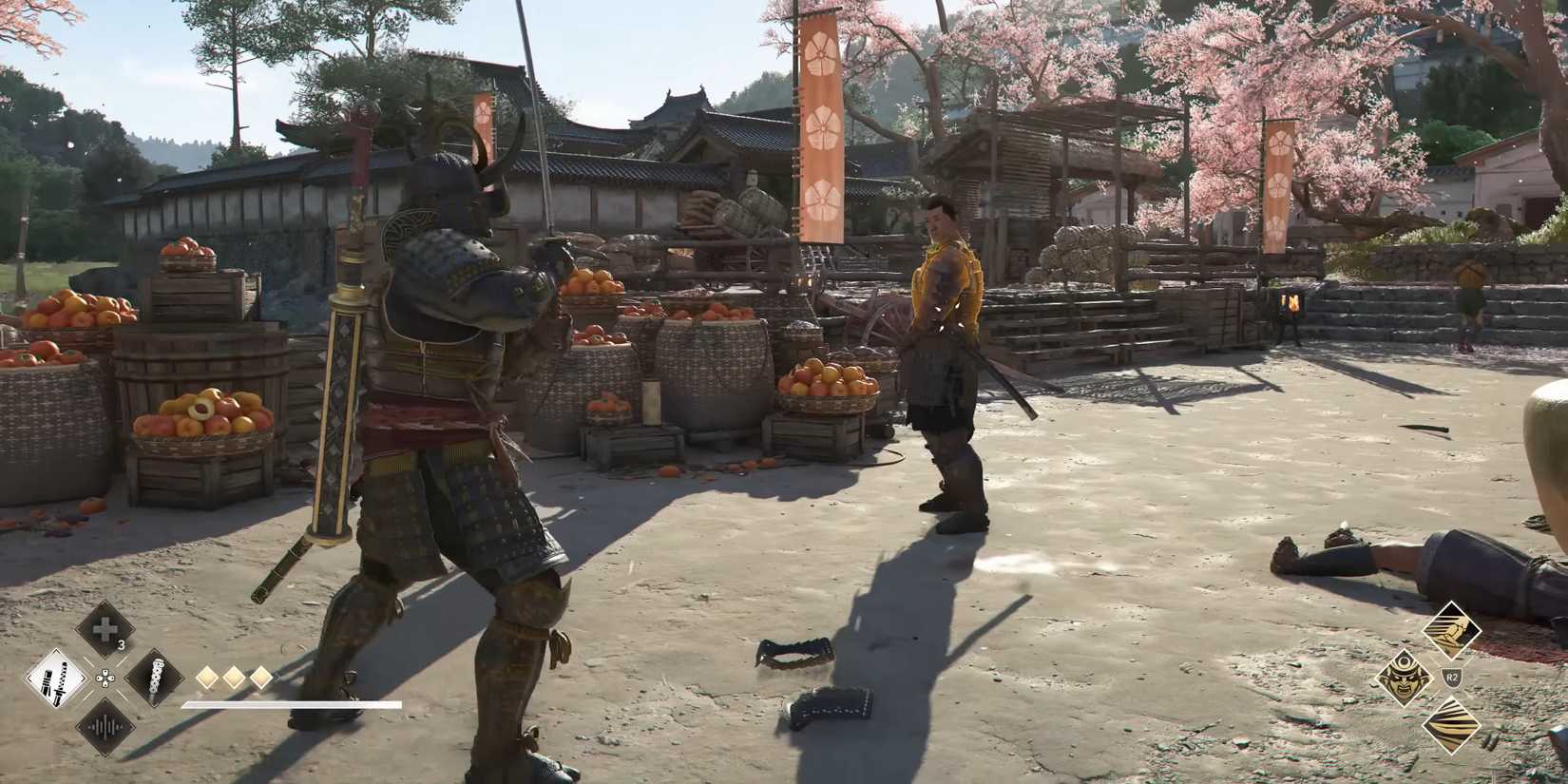 Showcasing broken armor in AC Shadows