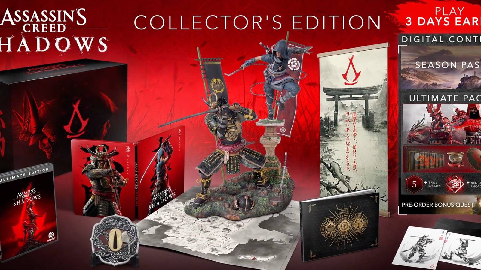 Assassins Creed Shadows: Erscheinungsdatum, Veröffentlichungszeiten und