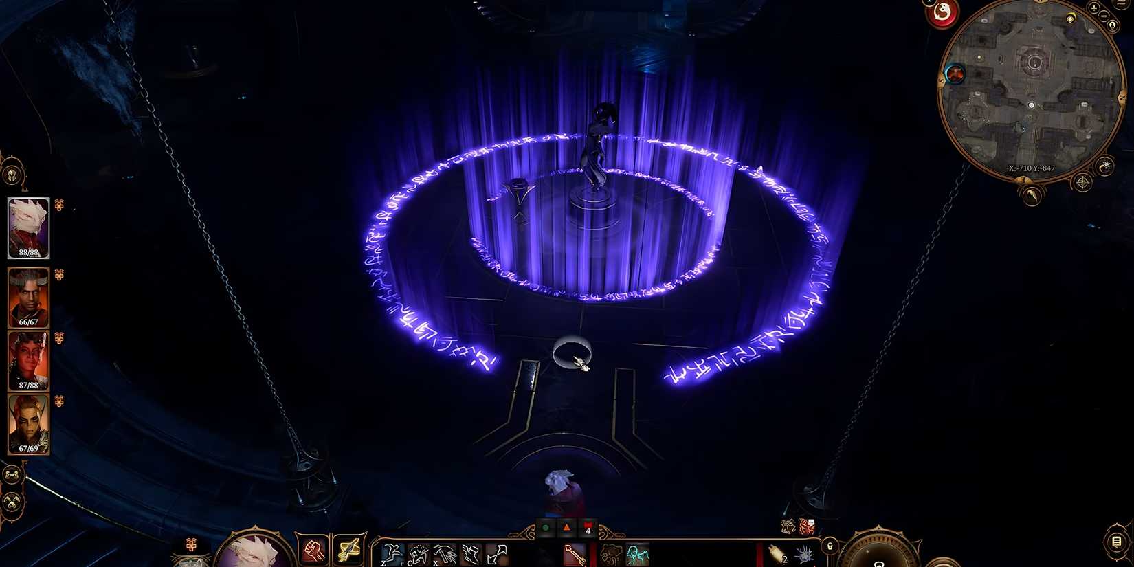 Players finding Shar's statue in Baldur's Gate 3