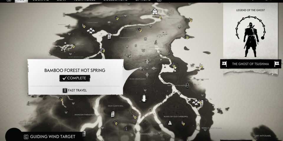 Bamboo Forest Hot Spring in ghost of tsushima