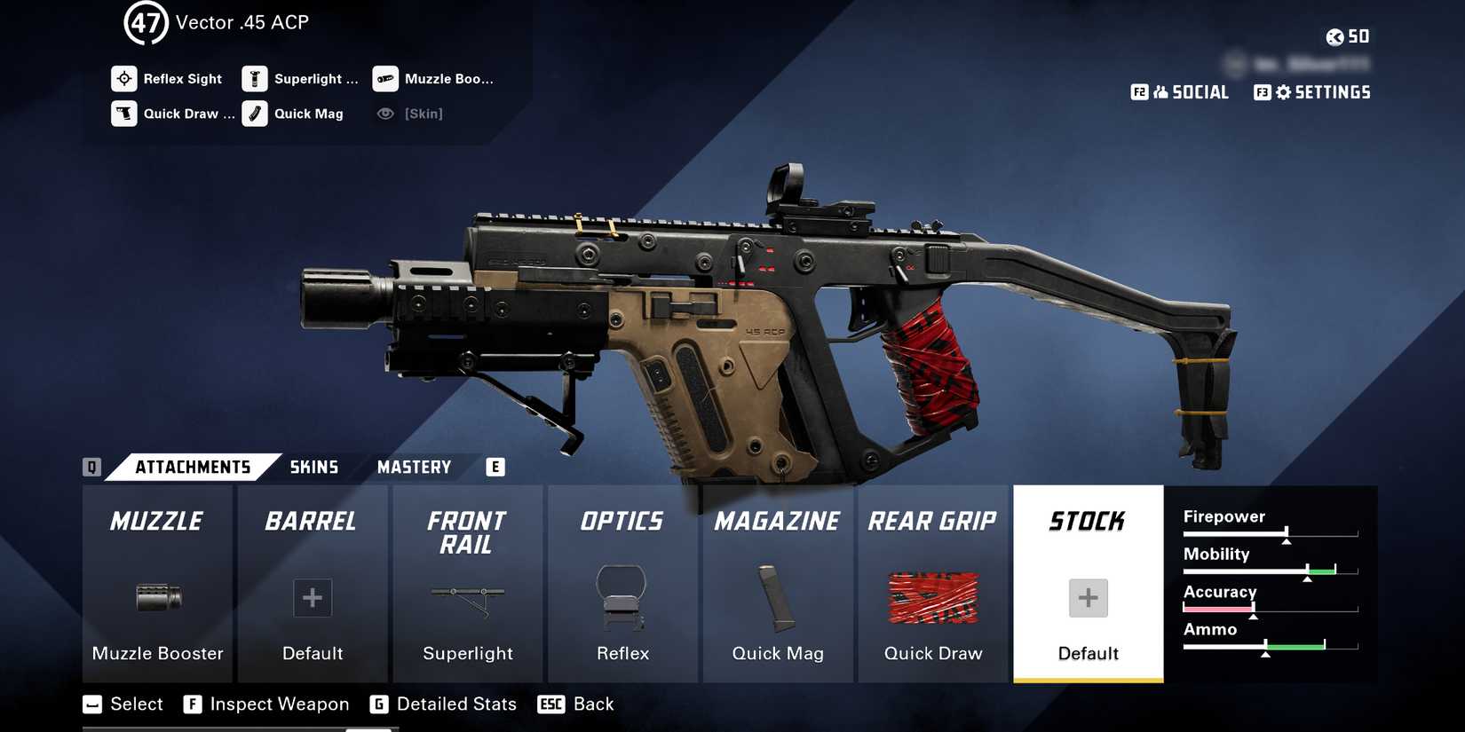 Best High Handling Vector Loadout in XDefiant 