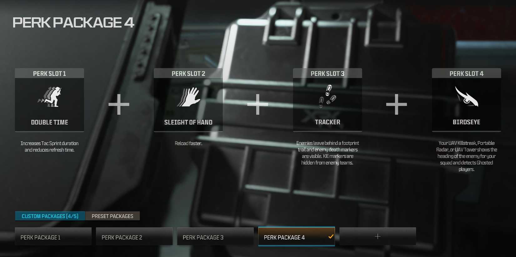 Best Perk Package for the Reclaimer 18 in Warzone 