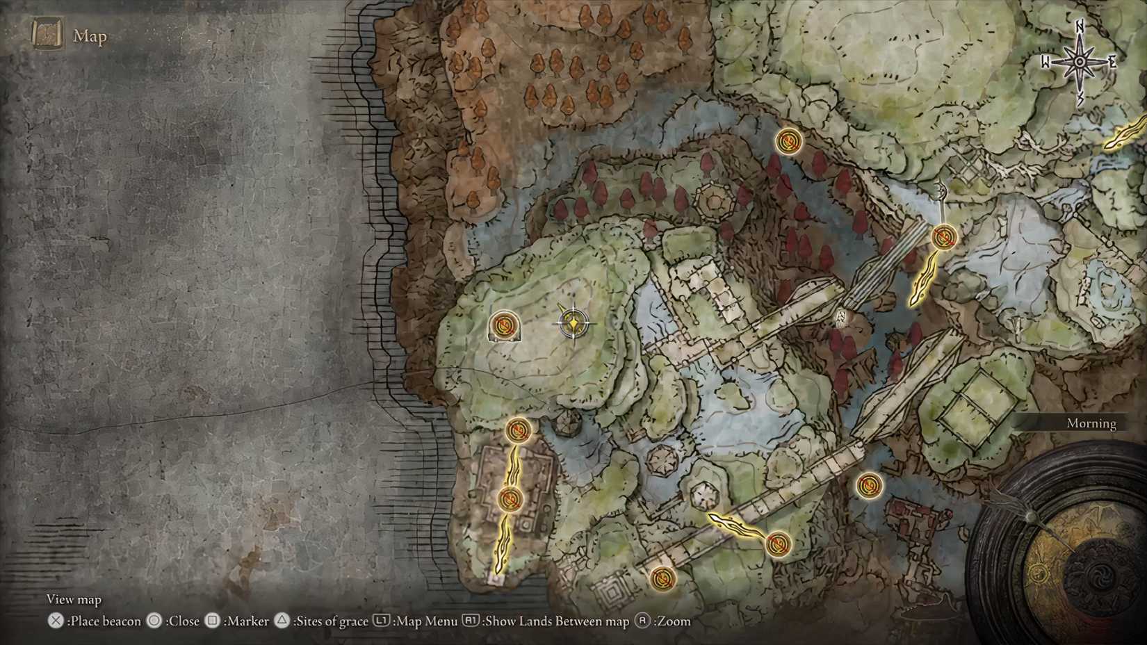 Black Knight Captain Huw Ashes Map Location in Shadow of the Erdtree