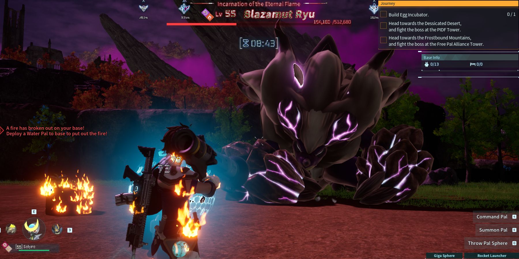 How to Beat and Catch Blazamut Ryu in Palworld