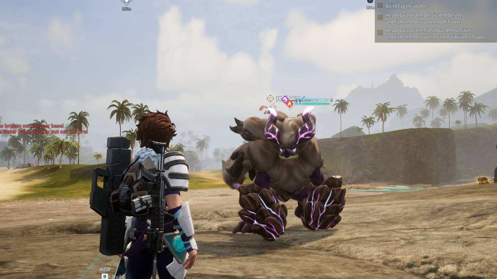 Blazamut Ryu in Palworld wild