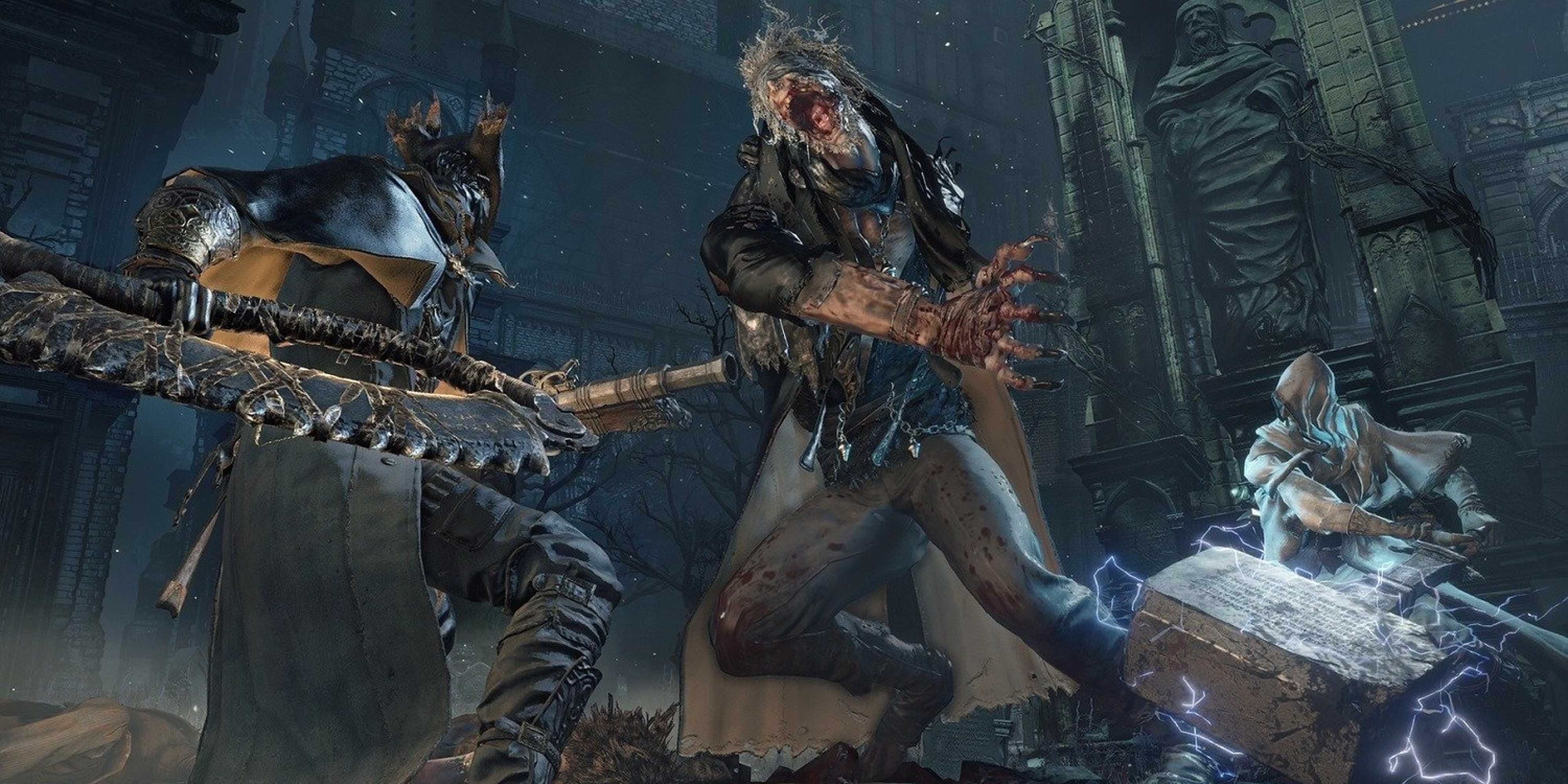 Bloodborne Werewolf battle