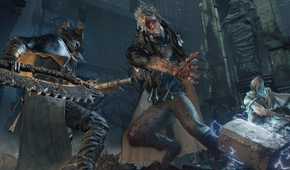 Bloodborne Werewolf battle