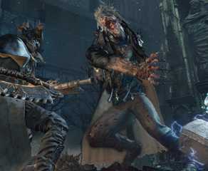 Bloodborne Werewolf battle