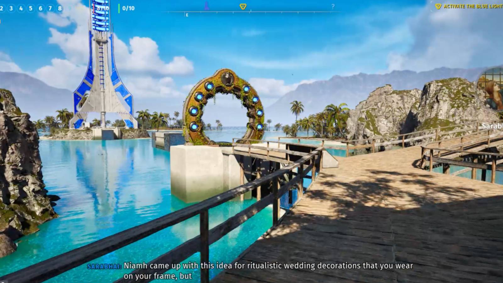 the blue island puzzles in the second chapter of the talos principle 2 dlc.