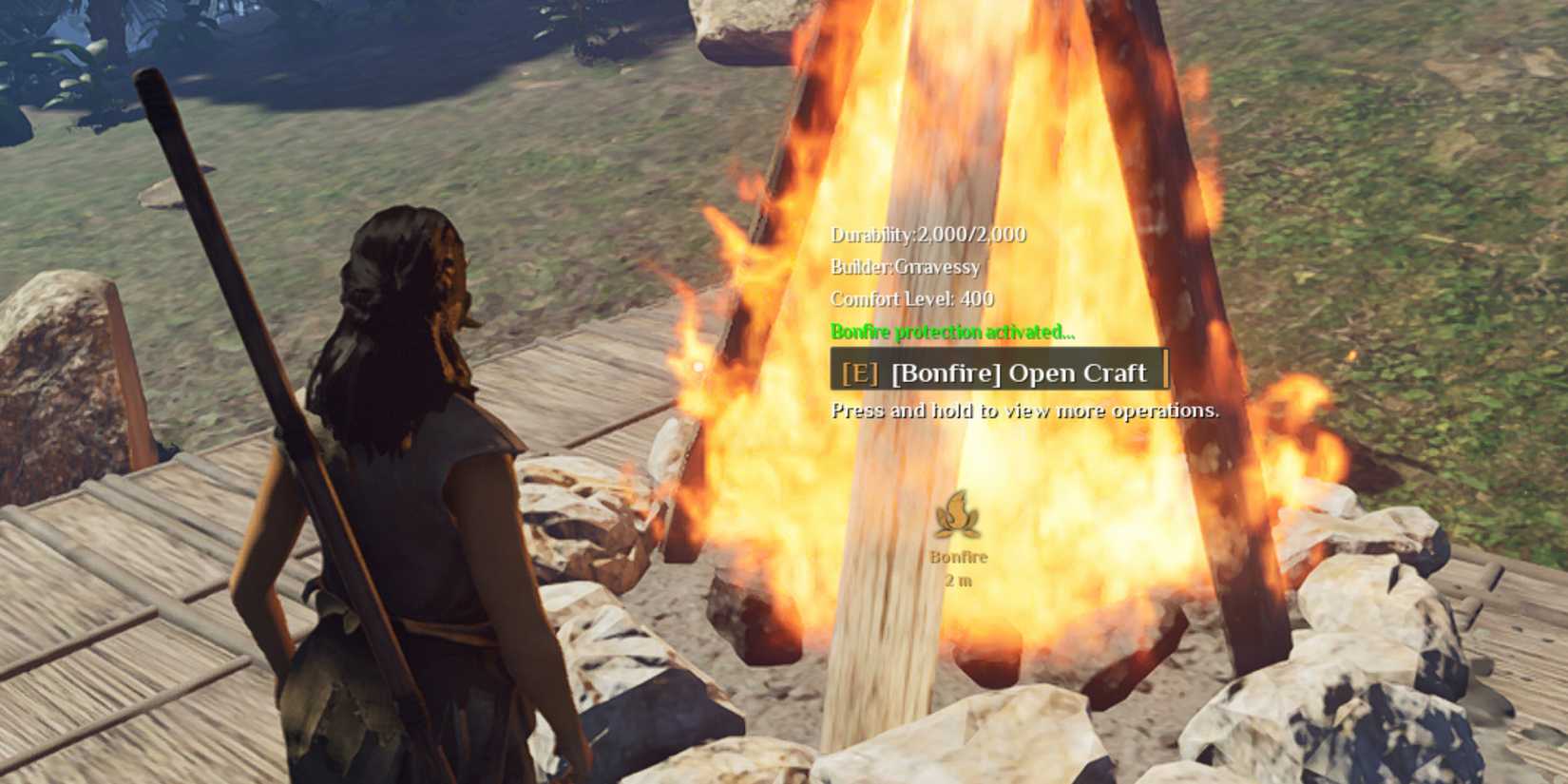 bonfire crafting menu soulmask