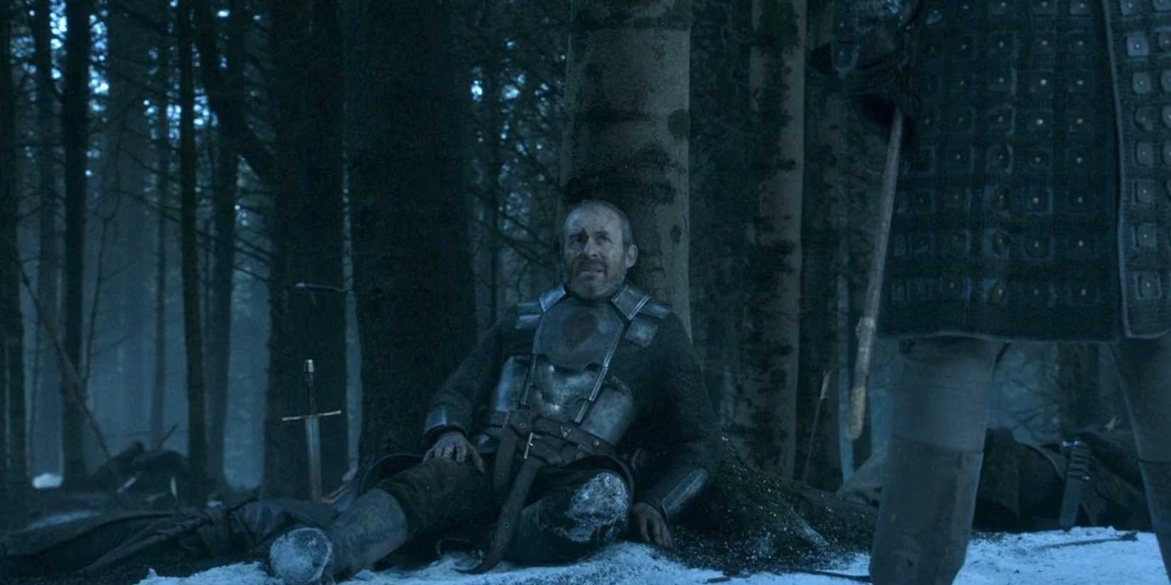 Brienne confronts Stannis in Game of Thrones