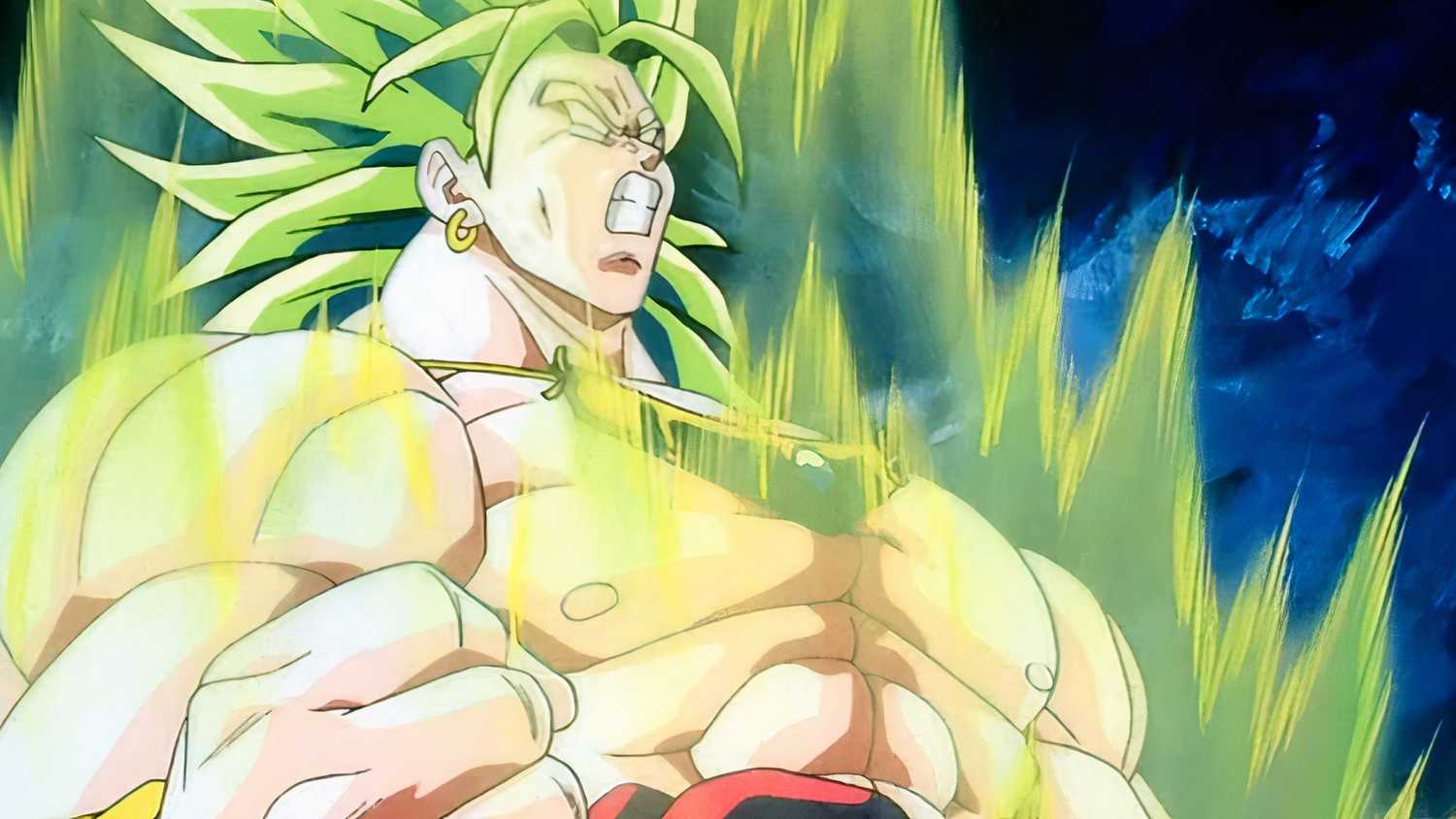 Broly junto a Cheelai y Lemo, mostrando un lado más humano del personaje