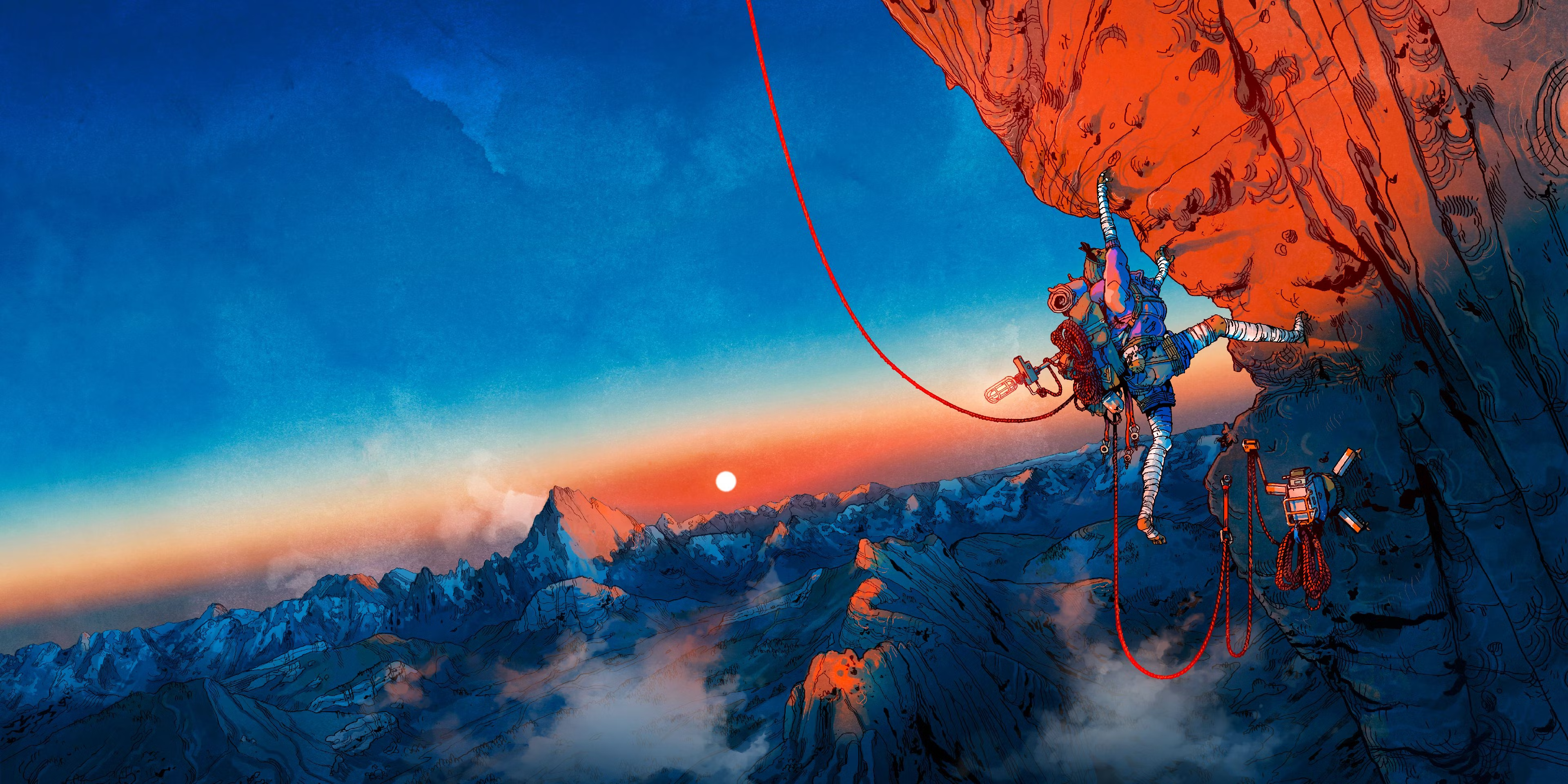 Pengembangan Cairn gunung fiksi