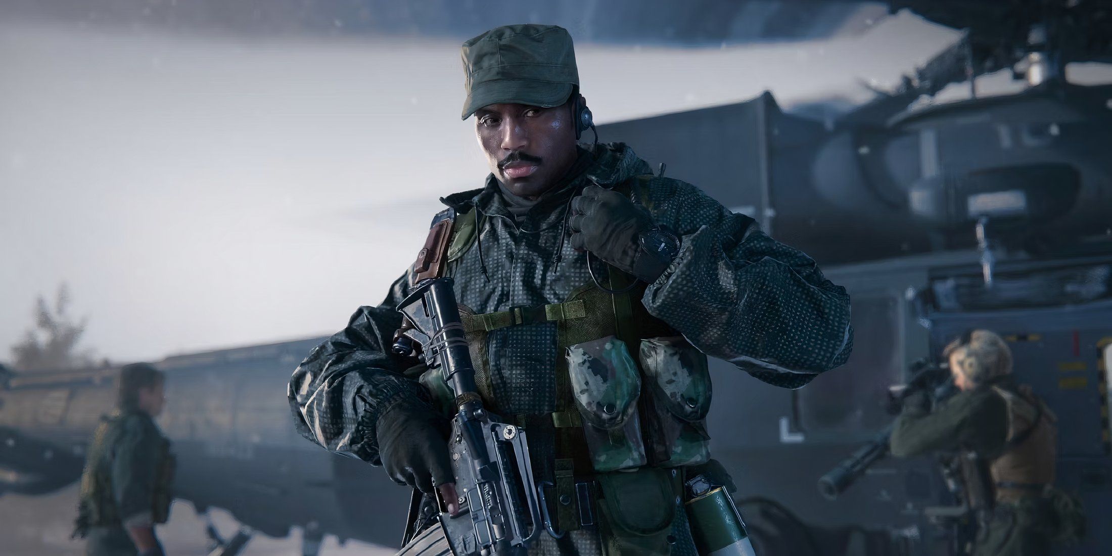 Call of Duty: Black Ops 6 soldier in cinematic scene