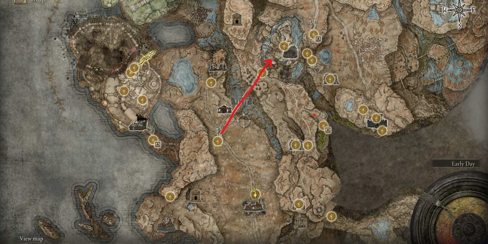 castle ensis location in elden ring shadow of the erdtree