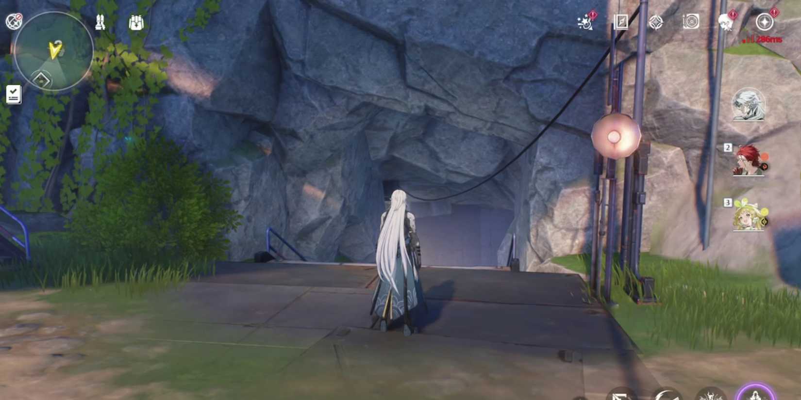 cave entrance to h11 diamonclaw location in wuthering waves