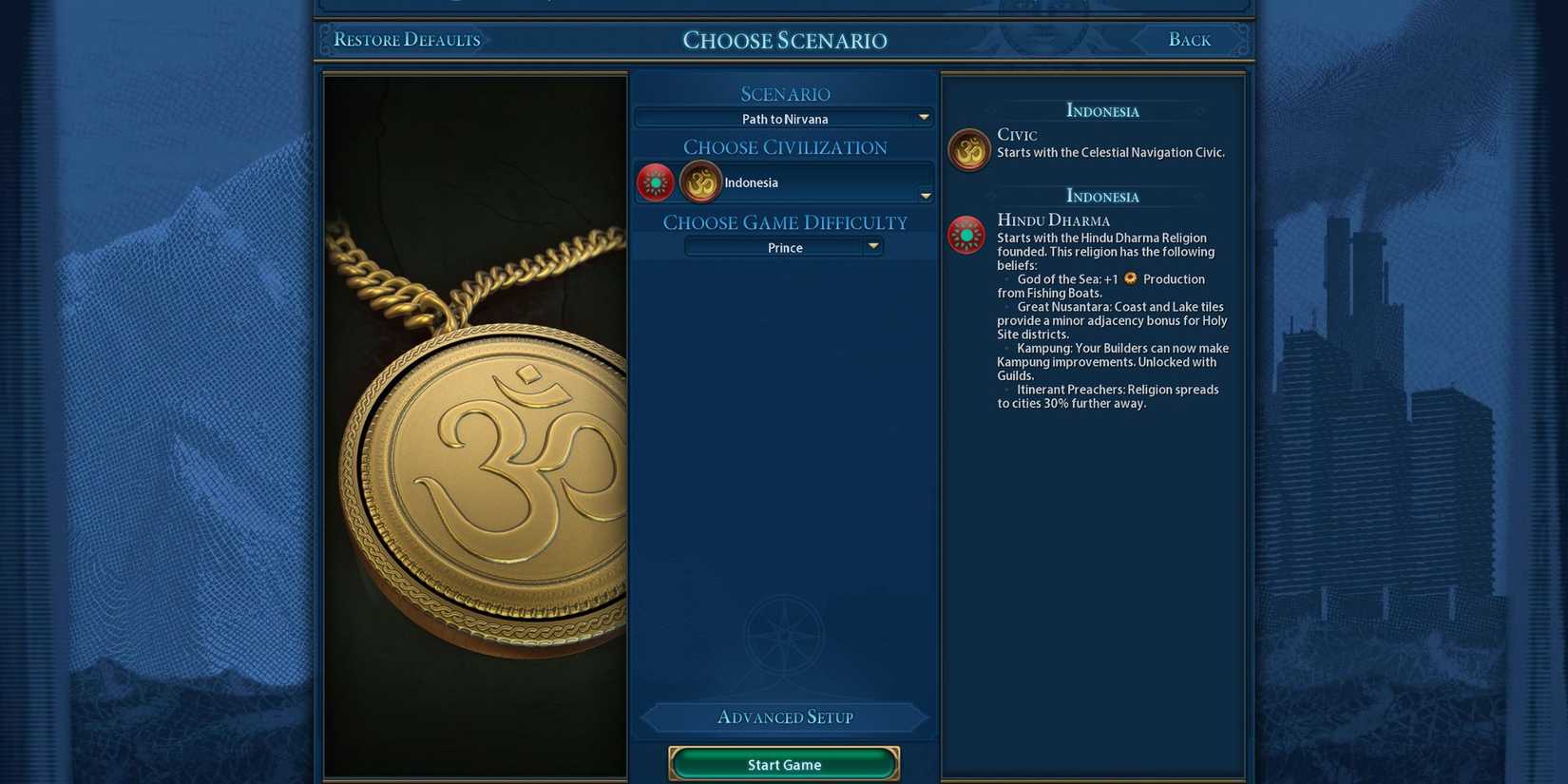 Civilization Custom Scenarios