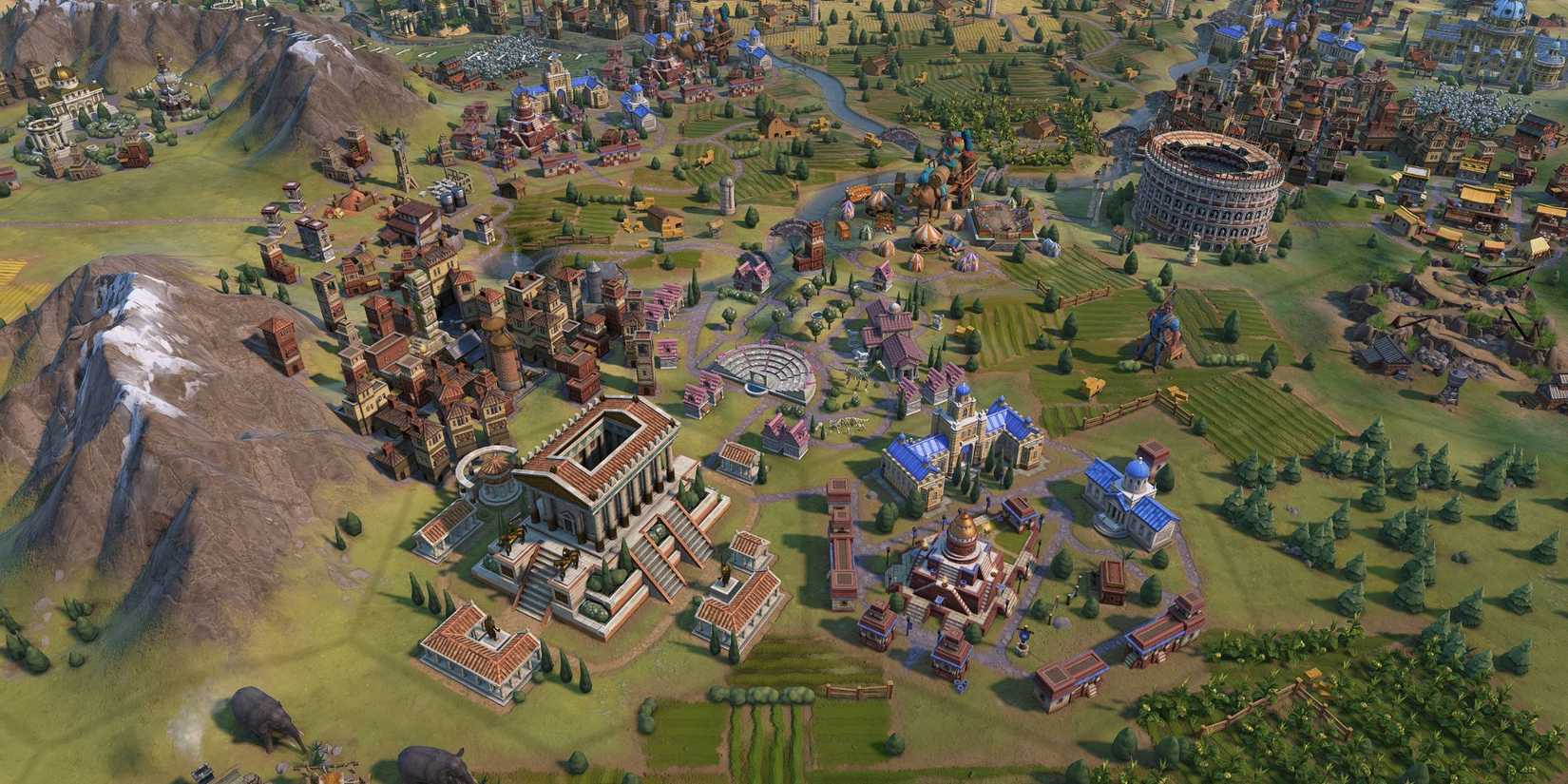 Civilization Districts System