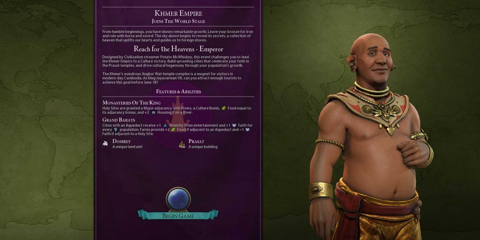 Civilization Monthly Challenges