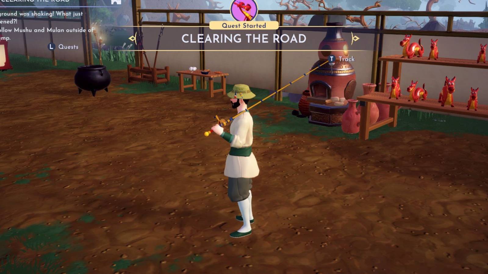 clearing the road quest dreamlight valley