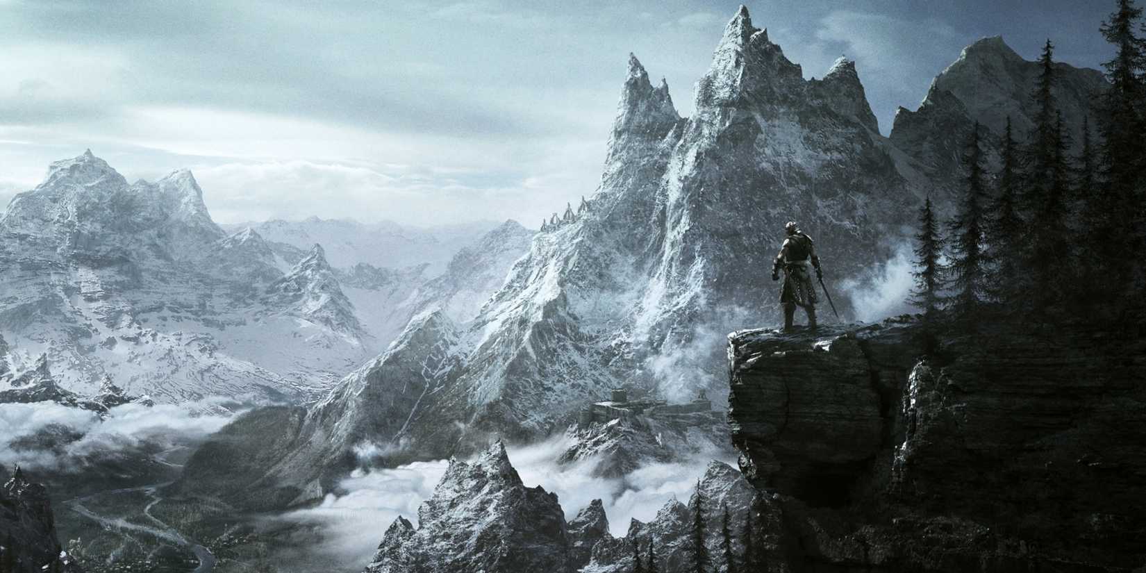 clever-elder-scrolls-fan-turns-their-game-room-into-a-skyrim-destination-with-cute-decoration