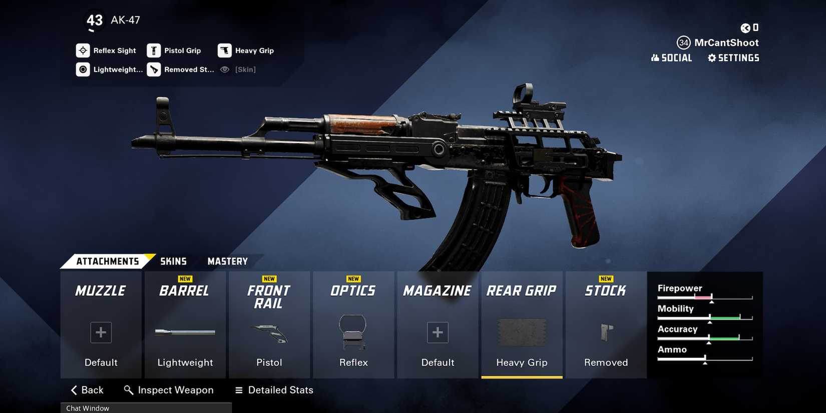 close range ak47 build xdefiant