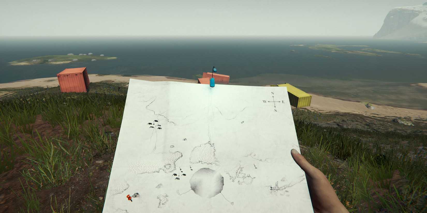 Close to the Shipping Containers