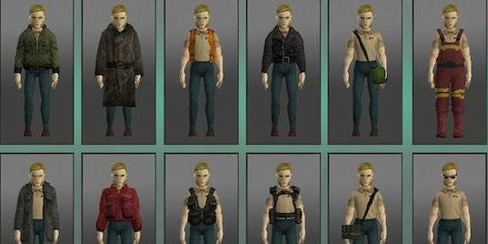 Mod clothes blond character 