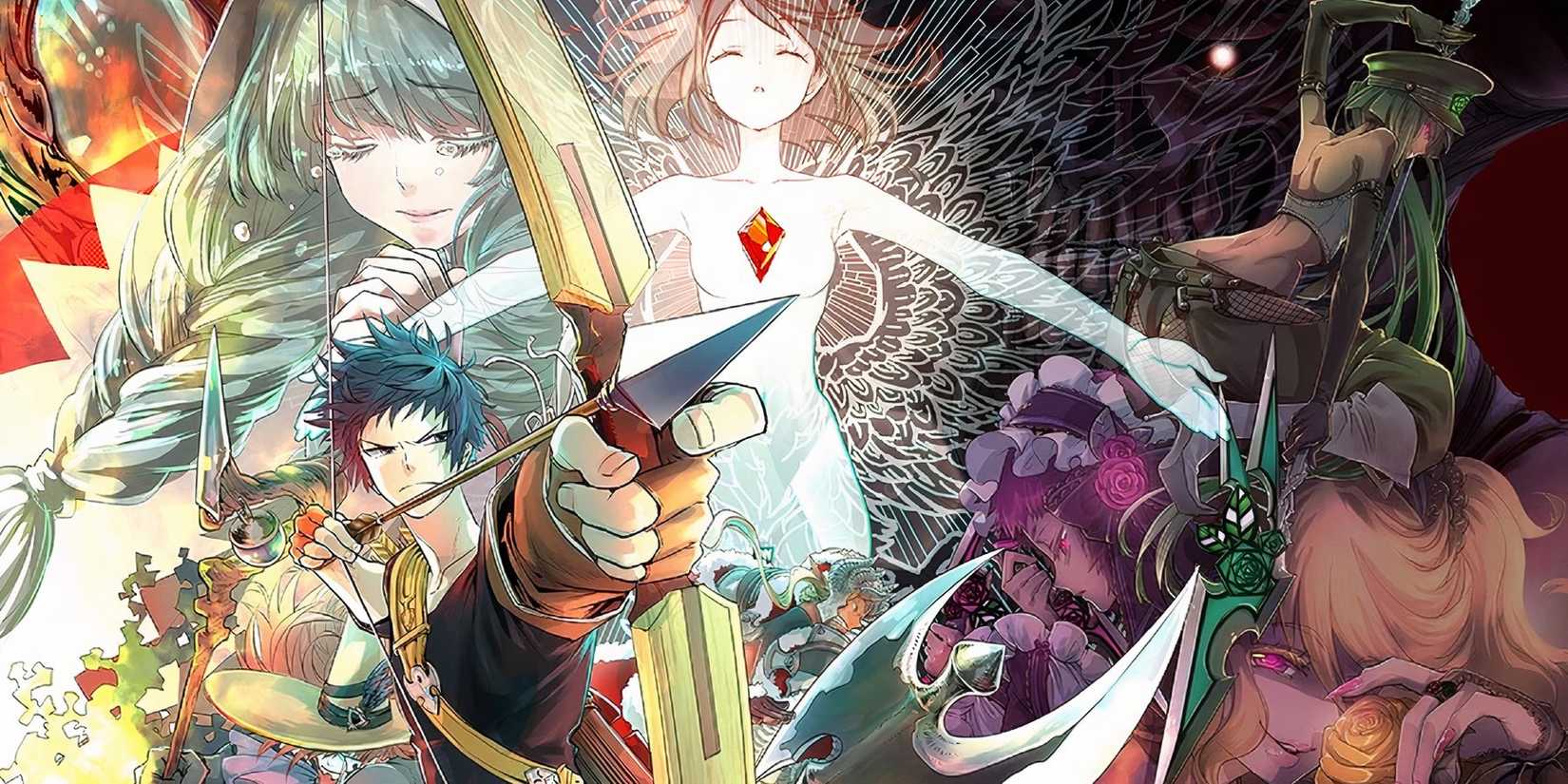 Cover photo of different characters featured in FF Lost Stranger