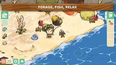 cozy grove camp spirit fishing