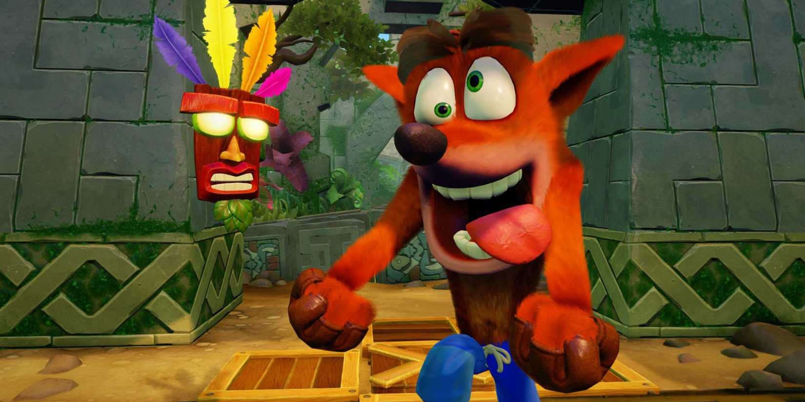 Crash Bandicoot and Aku Aku