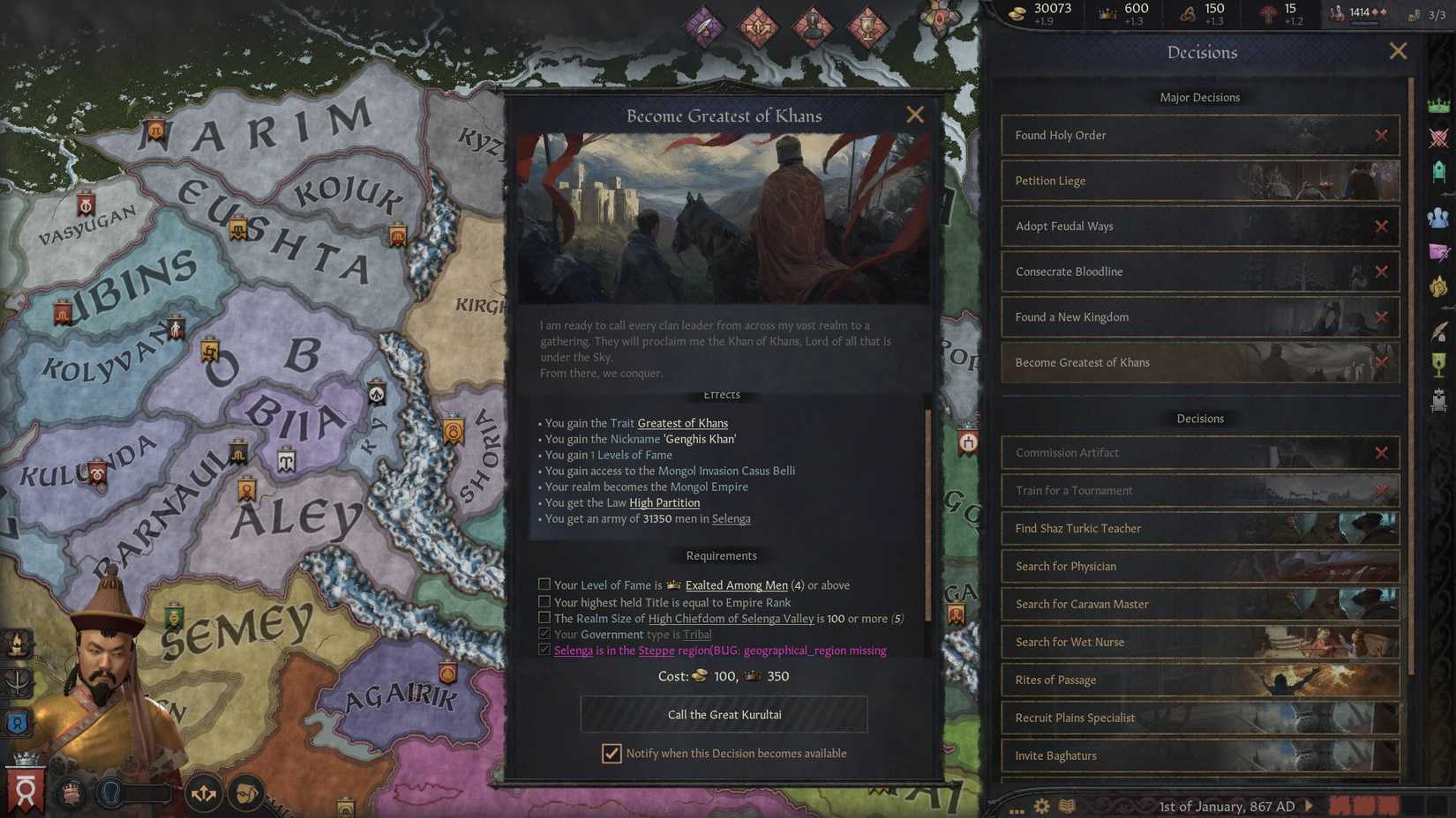 Crusader Kings 3 Greatest of Khans