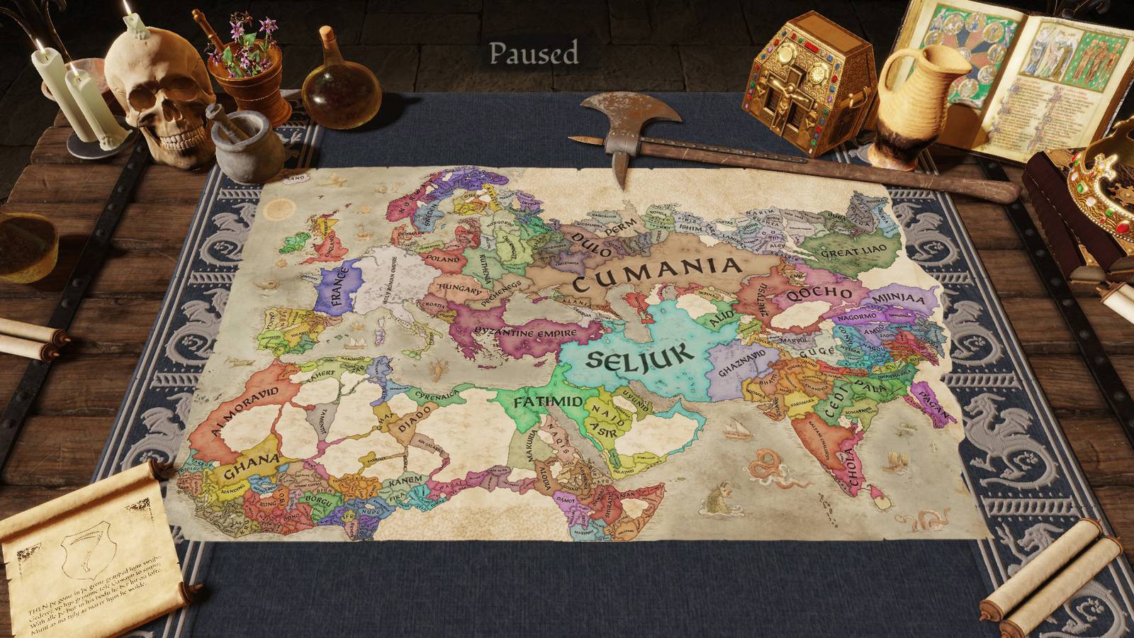Crusader KIngs 3 Map Zoomed Out