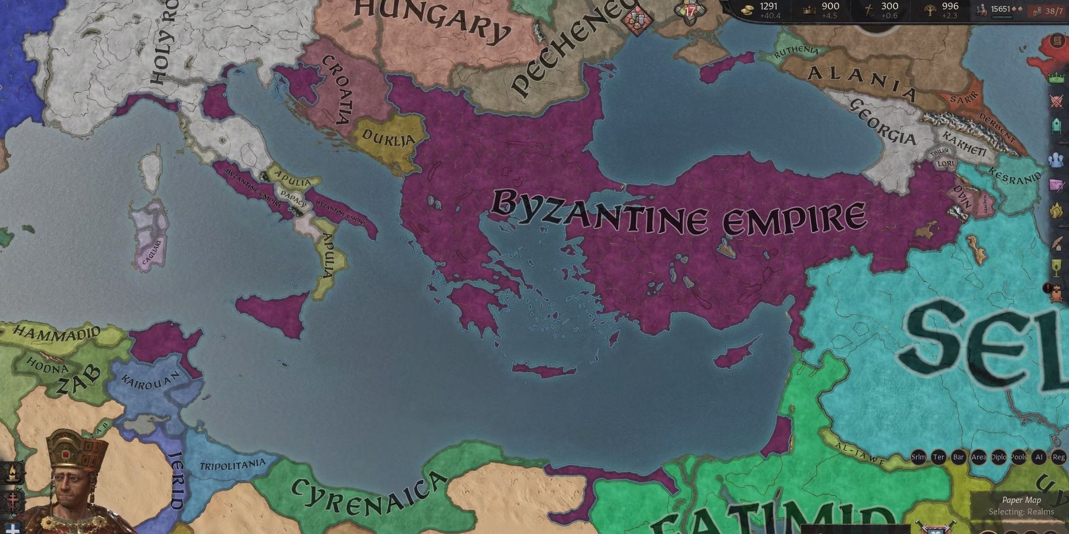 Crusader Kings 3 Mediterranean Sea