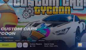custom car tycoon fortnite