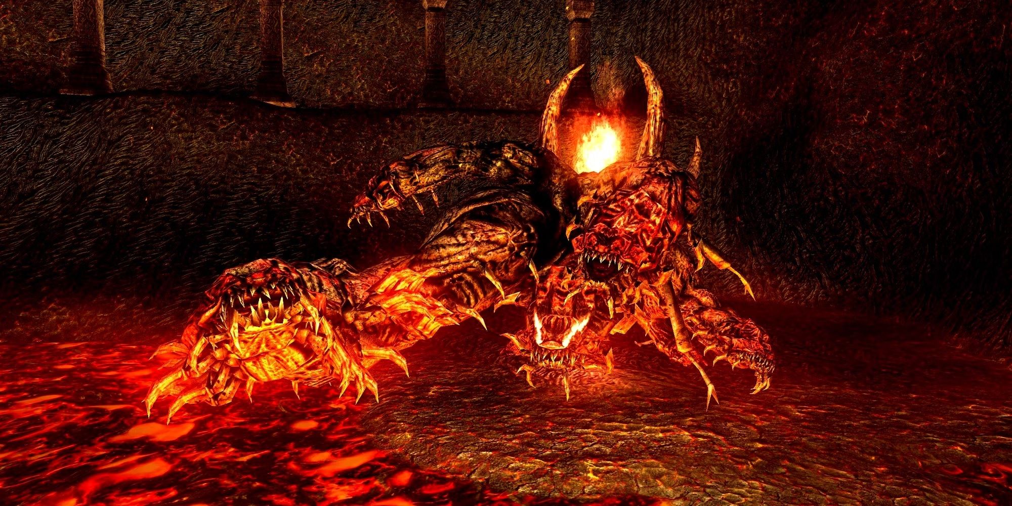 dark souls centipede demon overhead